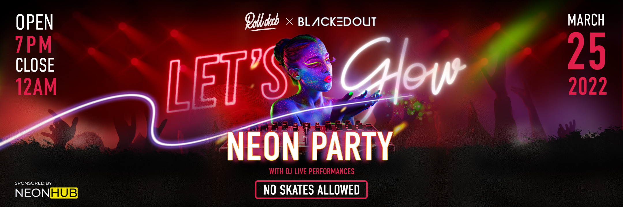 NEON PARTY BANNER